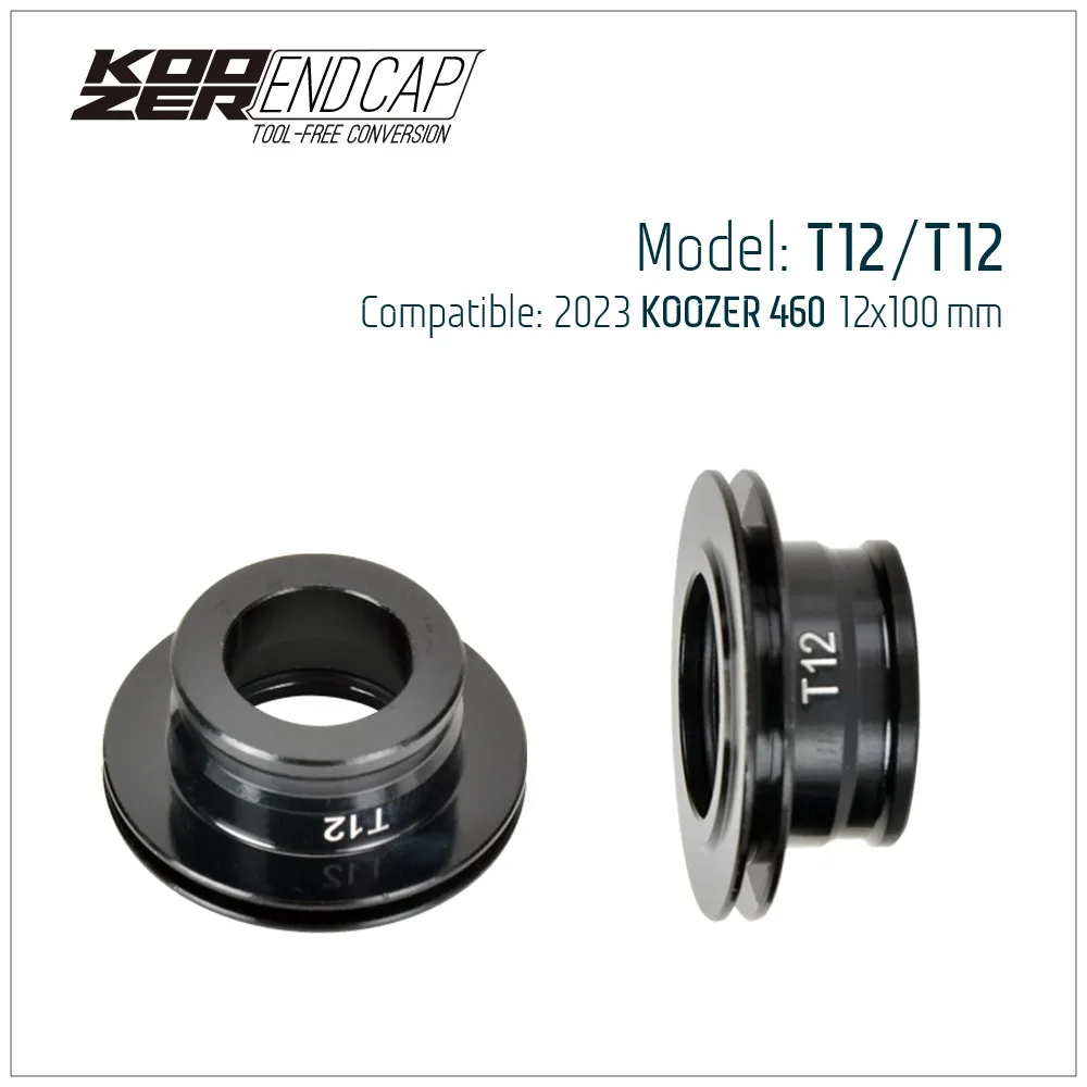Koozer Hub Endcap ل 2023 جديد XM490 460 450 إصلاح أجزاء 5x100 10x135 QR 15x100 12x142 مللي متر من خلال 12x135 محول عدة محول الدراجة
