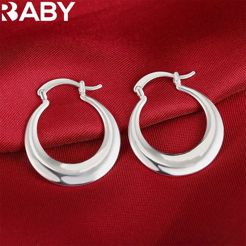 

Wholesale hoop 925 Sterling silver cute Earring for women lady wedding beautiful lovely Jewelry nice party noble