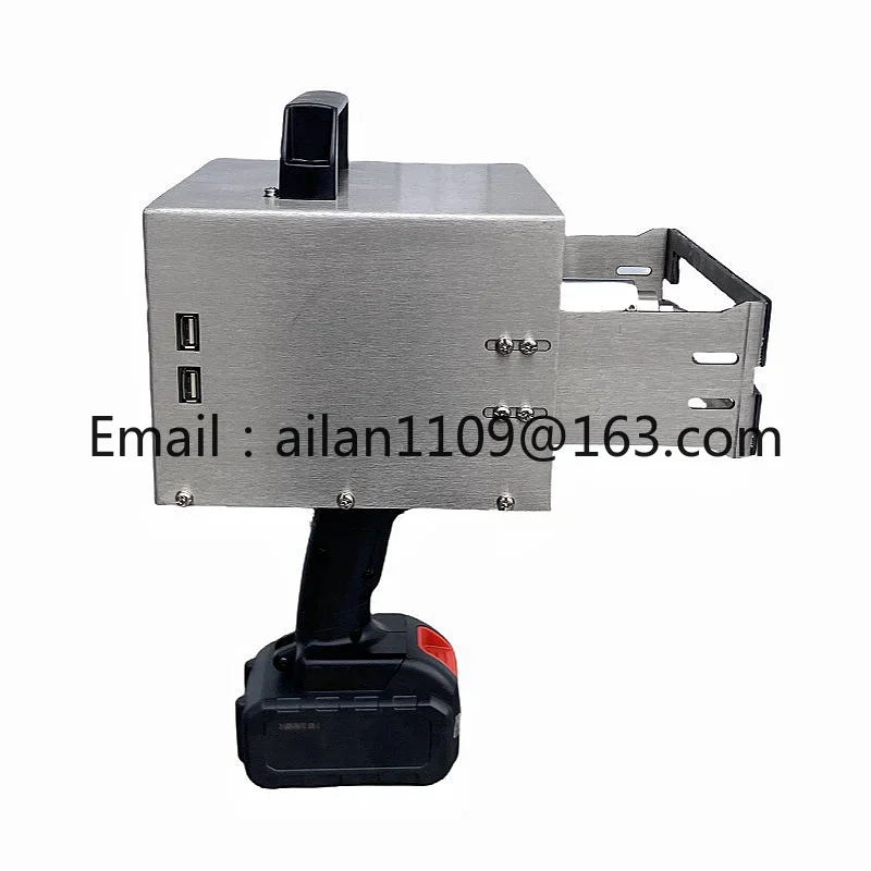 120*40MM Handheld Marking Machine with Touch Screen Dot Peen Metal Engraving Used for Car and Motorcycle Parts Vin Number