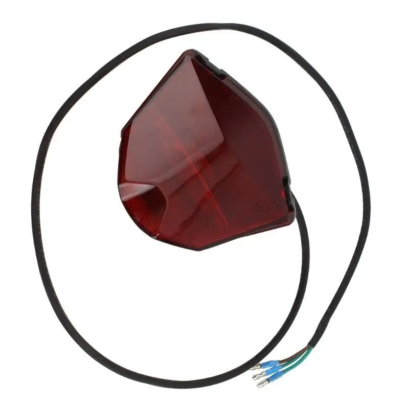 

G7ND Enhanced Safety High Brightness Motorcycle License Plate Lamp Brake LED Tail Light for Increased Night Visibility