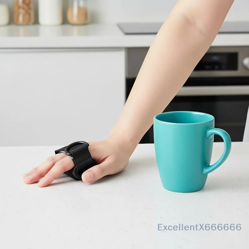 Meal Assistance Belt, Anti-shake And Anti-splash Auxiliary Belt, Self-service Eating Utensils (spoon And Fork) Support Stand