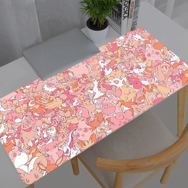 Mouse Pad Large PC Pokemon Pikachu New Computer Gamer Kawaii Gaming Accessories Mousepad Keyboard Desk Mat Carpet Table - view 3