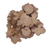 20x Irregular Natural Tree Wooden Slices for Wedding Home Decoration