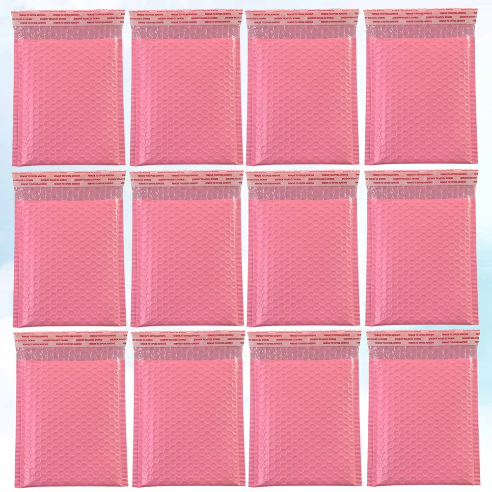 50 Pcs Bubble Bag Co-extruded Film Storage Packaging Shockproof Envelopes Clear Inflatable