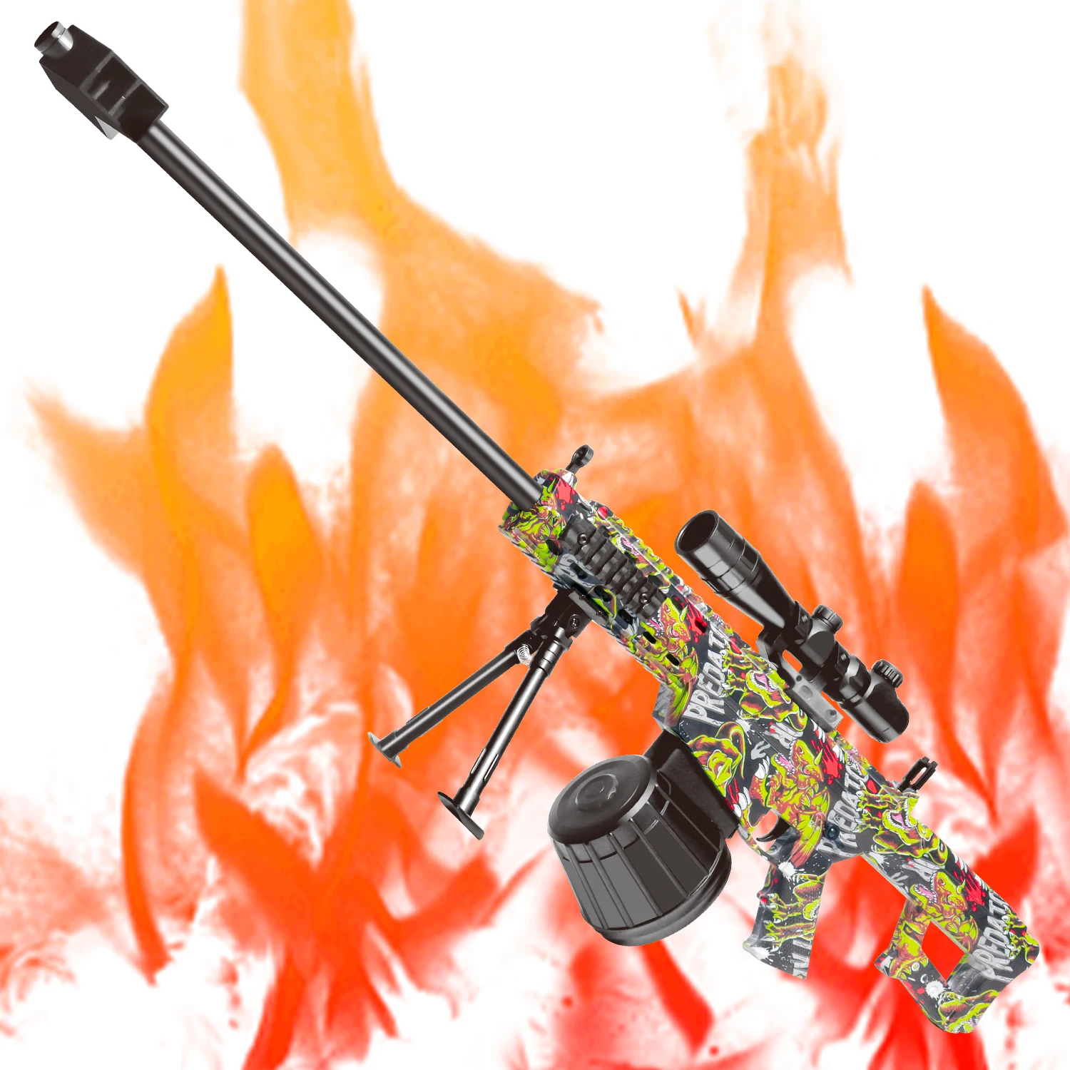 수동 전동 젤볼 장난감 총, 7-8mm 젤볼 장난감 총 발사 가능, 야외 놀이용 장난감 (총알 미포함)