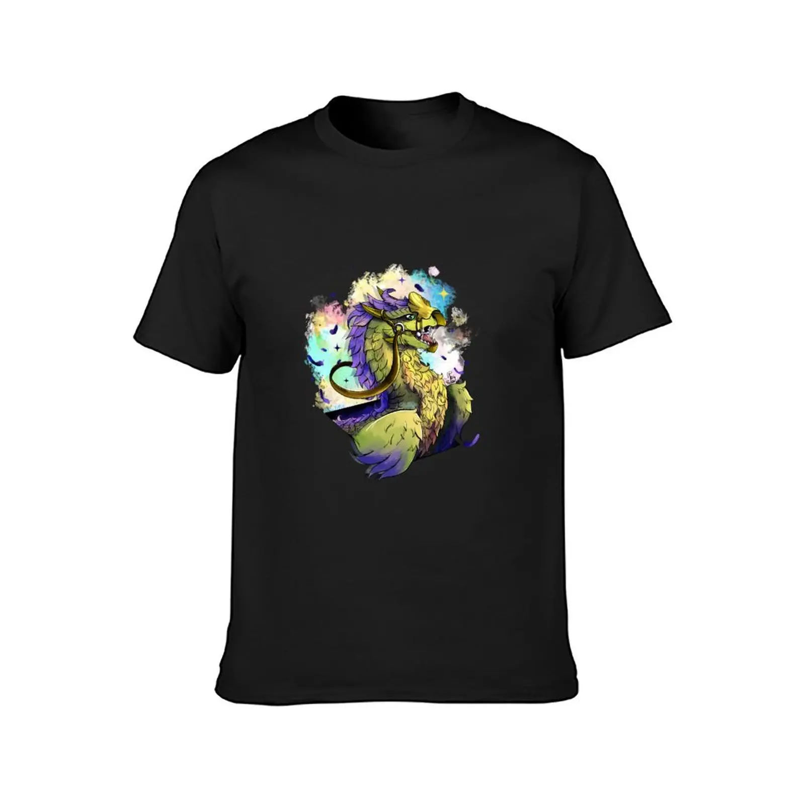 Dragon MHW profile T-shirt plain anime clothes customizeds plain white t shirts men