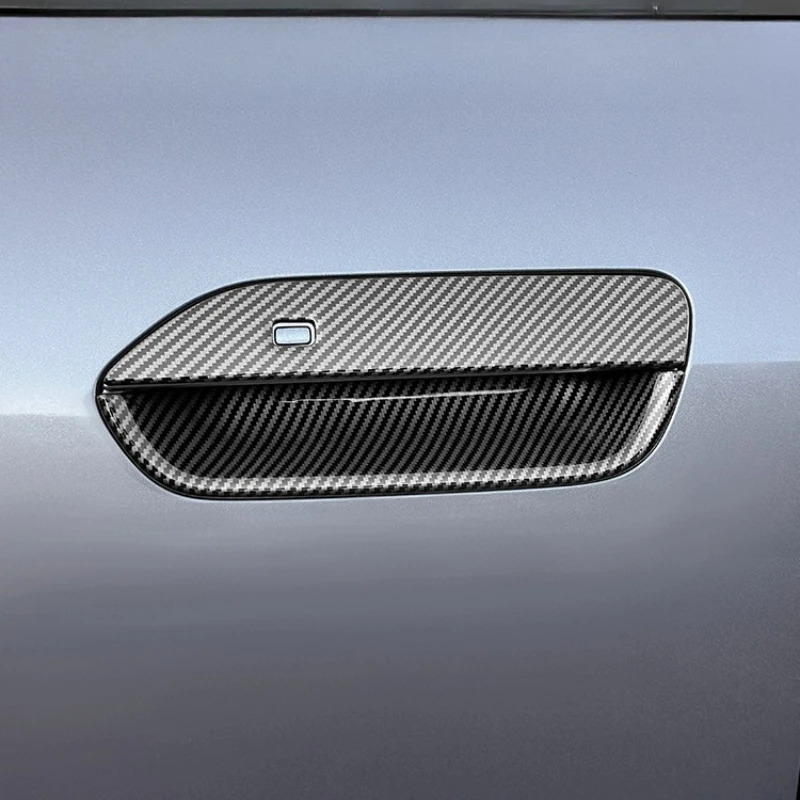 

For BYD ATTO 2 YUAN PRO Carbon Fiber Pattern Door Bowl Handle Patch Door Bowl Decorative Sticker Car Exterior Modification