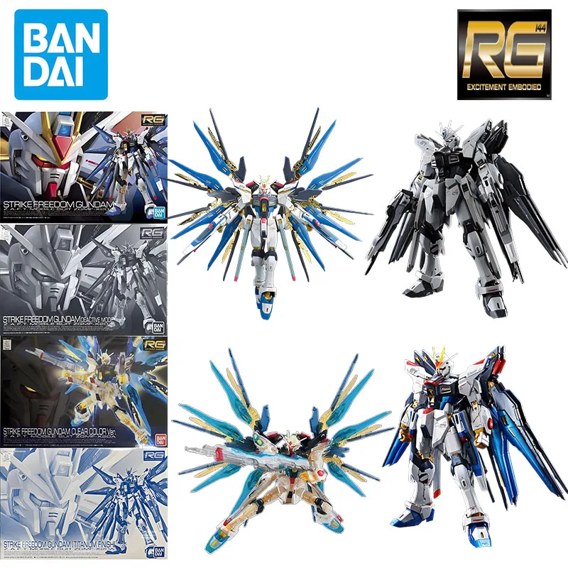 

Оригинальный комплект моделей BANDAI RG 1/144 STRIKE FREEDOM GUNDAM ZGMF-X20A, аниме, экшн-фигурка, сборная модель, игрушки, модель, подарки для мальчиков