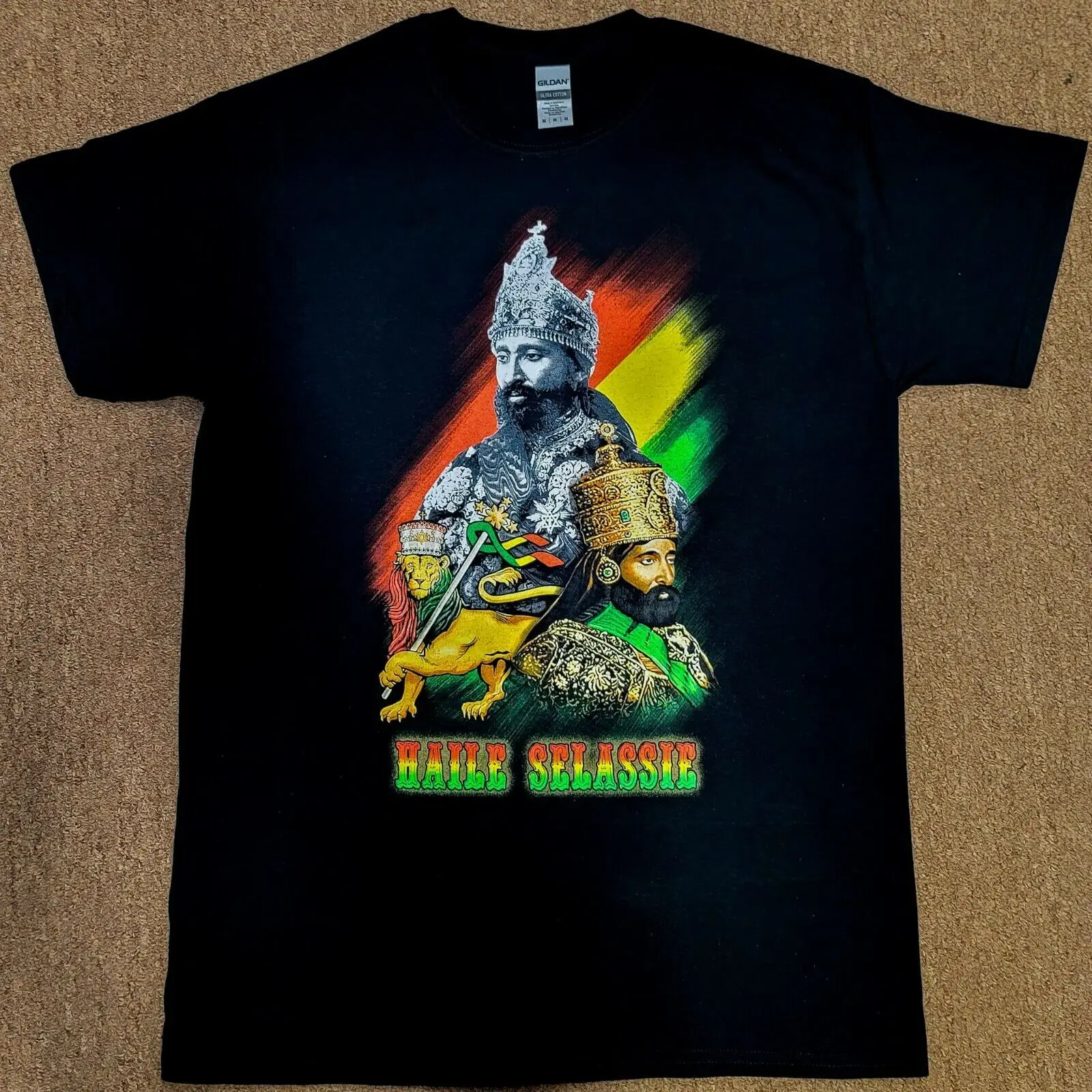 RASTA HAILE SELASSIE I T SHIRT