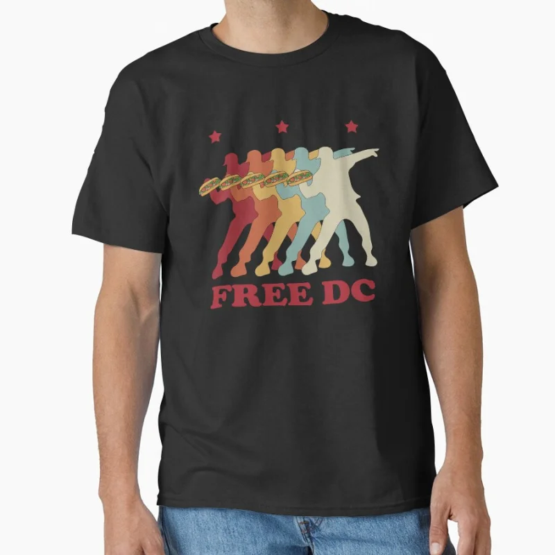 

Washington Sandwich Guy 2025 Anti trump freedom Funny t shirt for man S-6XL Large size Tops 100% cotton print Clothes