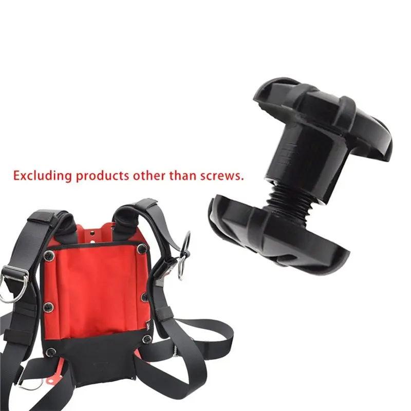 NALFI-4Pcs Diving Backplate Harness Soft Pad Fixed Screw Bolts And Nuts