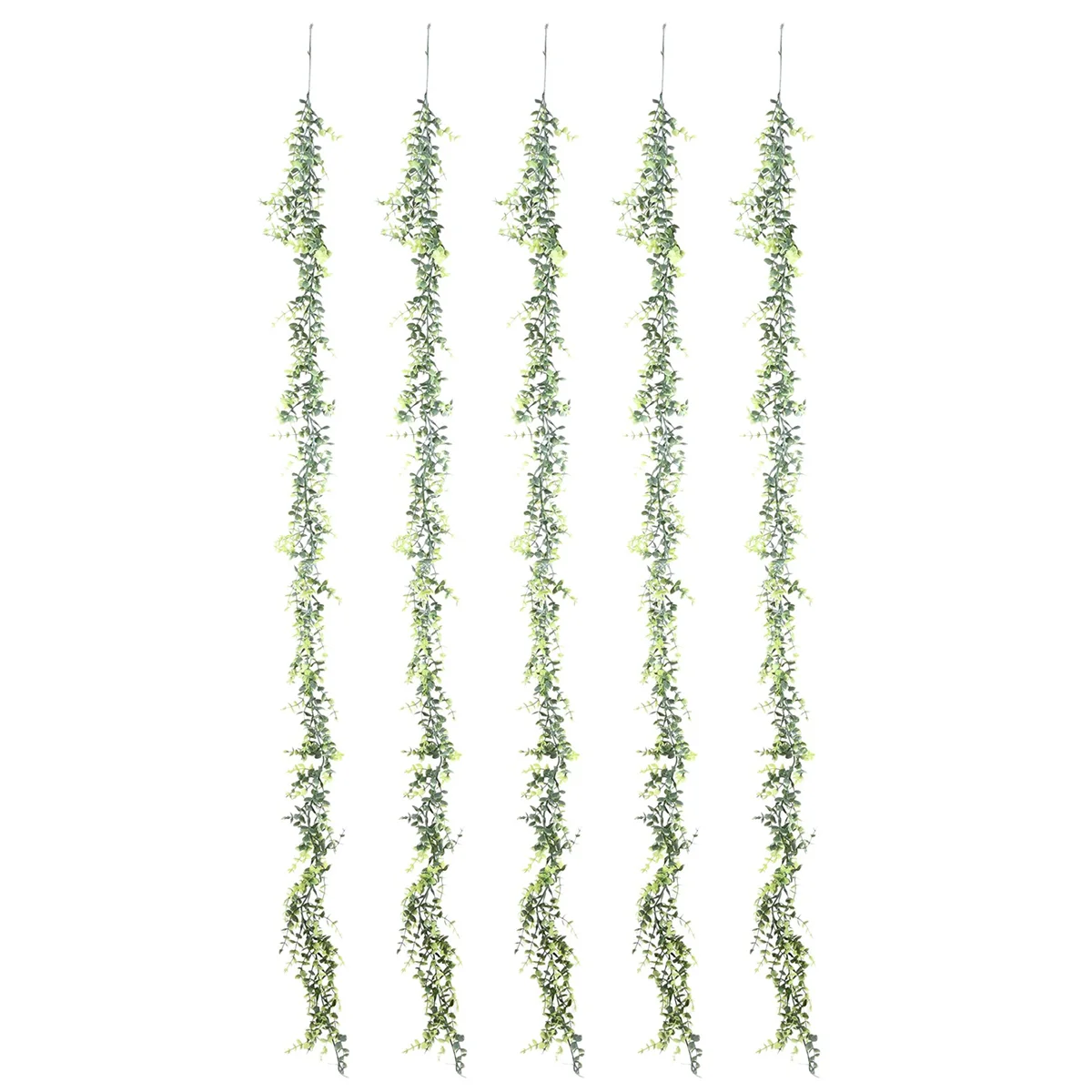 5 Packs 30Ft Artificial Eucalyptus Garlands Fake Greenery Vines Faux Hanging Plants for Wedding Table Backdrop Arch