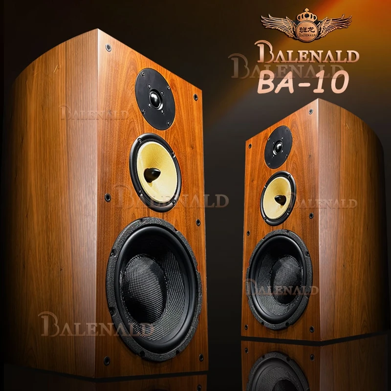 ระบบโฮมเธียเตอร์ Hifi ชั้นวางหนังสือไข้เกรด 10 นิ้วลําโพง Passive 3-way ลําโพงไม้ลําโพงบ้าน
