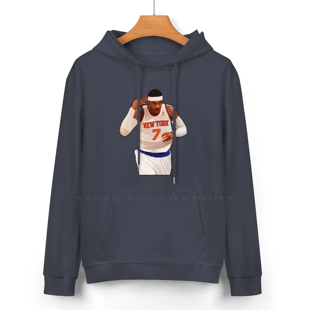 Carmelo Anthony-3 To The Dome Pure Cotton Hoodie Sweater 24 Colors Carmelo Anthony Basketball Knicks New York Sports Okc