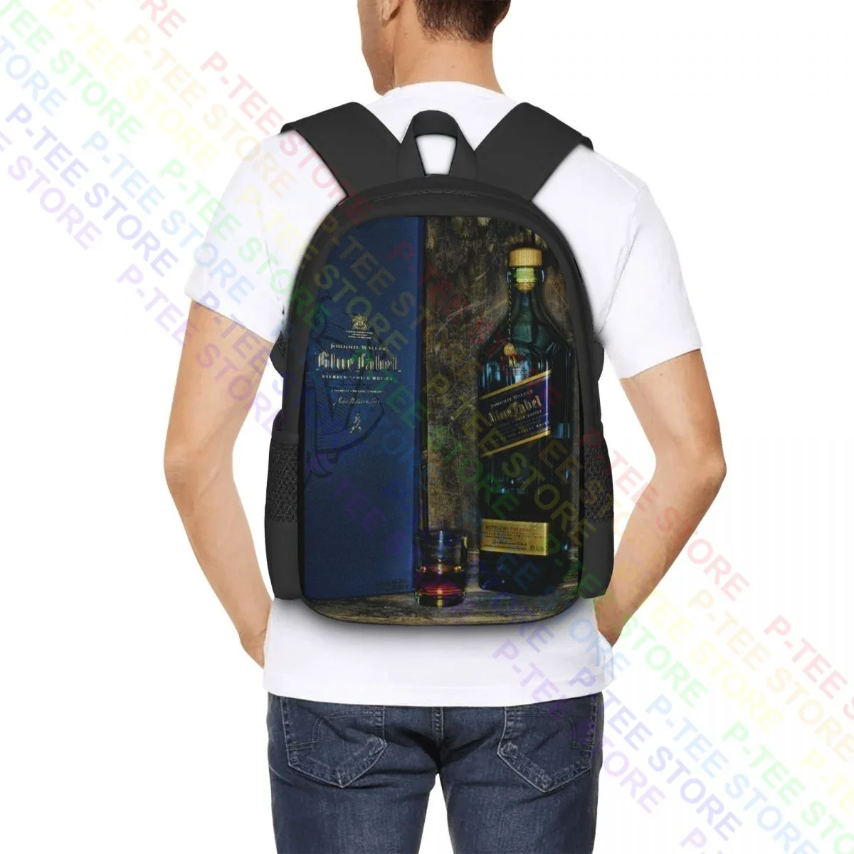 Johnny Walker Blue Label Whisky P-485Backpack Large Capacity Creative Eco Friendly view 5
