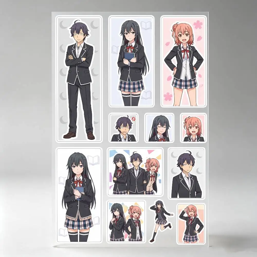 Oregairu My Teen Romantic Comedy SNAFU Stickers Auto Body Bumper Windows Motorcycle Laptop Walls Vinyl Decal Car Tuning
