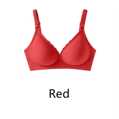 Maternity bra with push-up front to prevent sagging Seamless breathable and comfortable nursing push-up bra - Image 10