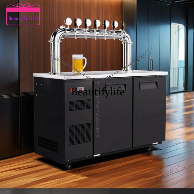 A55 Commercial Air-Cooled Beer Dispenser Machine Automatic Fresh Beer Dispensing System & Integrated Draft Beer Equipment