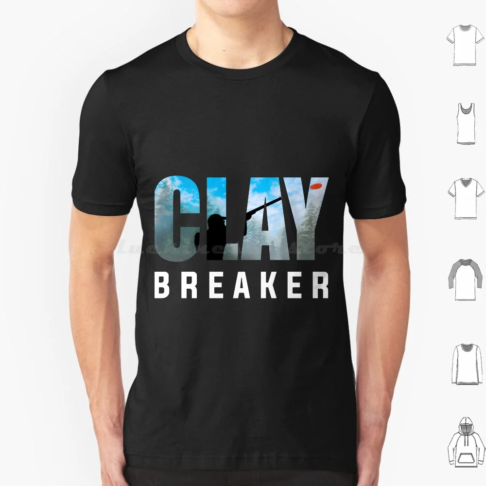 

Clay Breaker-Clay Pigeon Shooting Shot Gun Skeet Trap Target Gifts Essential Футболка Хлопок Мужчины Женщины DIY Print Clay Breaker