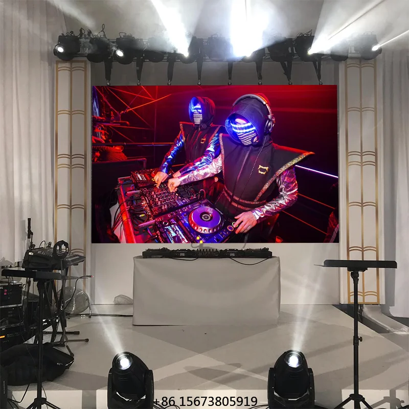 

Dj Club Wedding Stage Display P3.91 P2.6 Full Color Led Video Screen