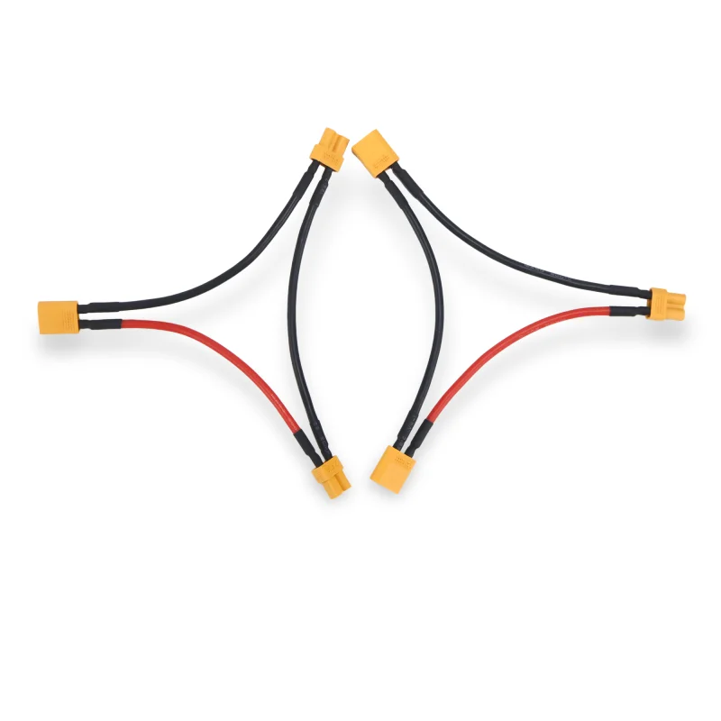 عالية الجودة XT30 XT60 XT90 1 أنثى إلى 2 ذكر Y الفاصل كابل البطارية موصل موازي 14AWG/16AWG ل RC هليكوبتر بدون طيار #3