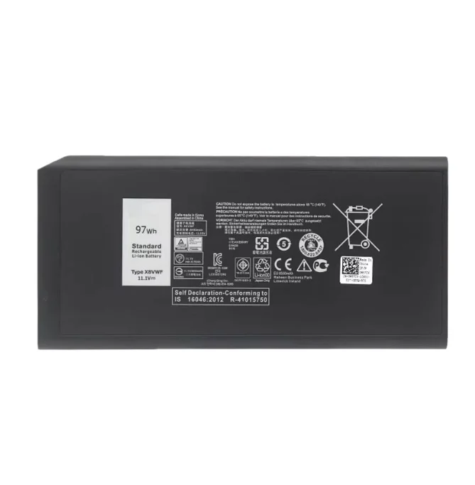

4xkn5-low capacity for dell x8vwf dknkd 4xkn5 cj2k1 xn4kn 5xt3v laptop battery 5200mah