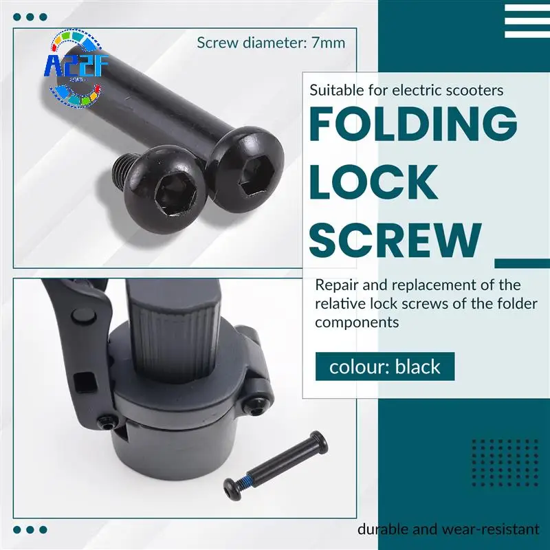 

A22F-Folding Lock Screw Pull Ring Screw Assembly For Ninebot MAX G30 Electric Scooter Replacement Parts