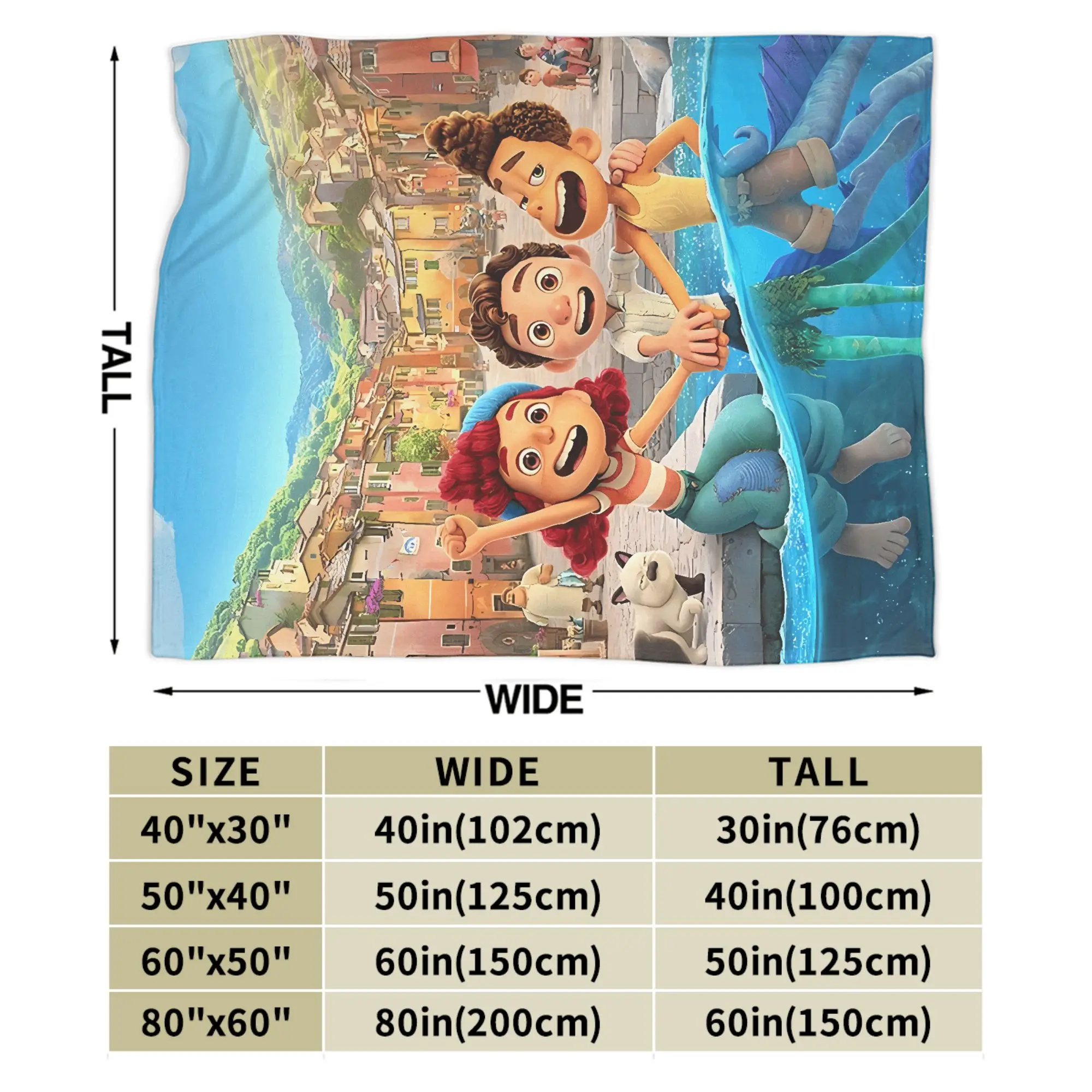 الكرتون LUCA بطانية لينة دافئة مريحة أفخم الفراش يلقي للطلاب غرفة المعيشة الفانيلا المفرش غطاء السرير