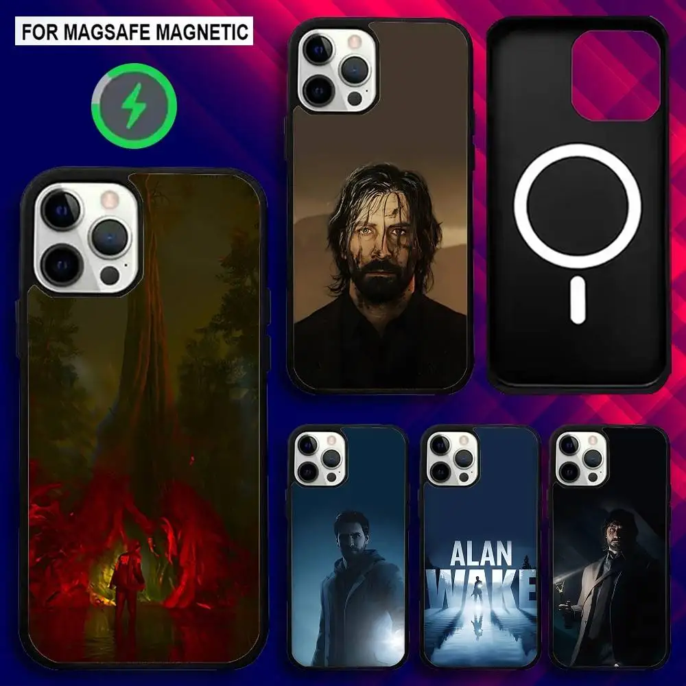 

Game A-Alan Wake 2 Phone Case For iPhone 17,16,15,14,13,12,11,Pro,Max,Plus,Mini,SE4,E Magnetic Magsafe Wireless Charging