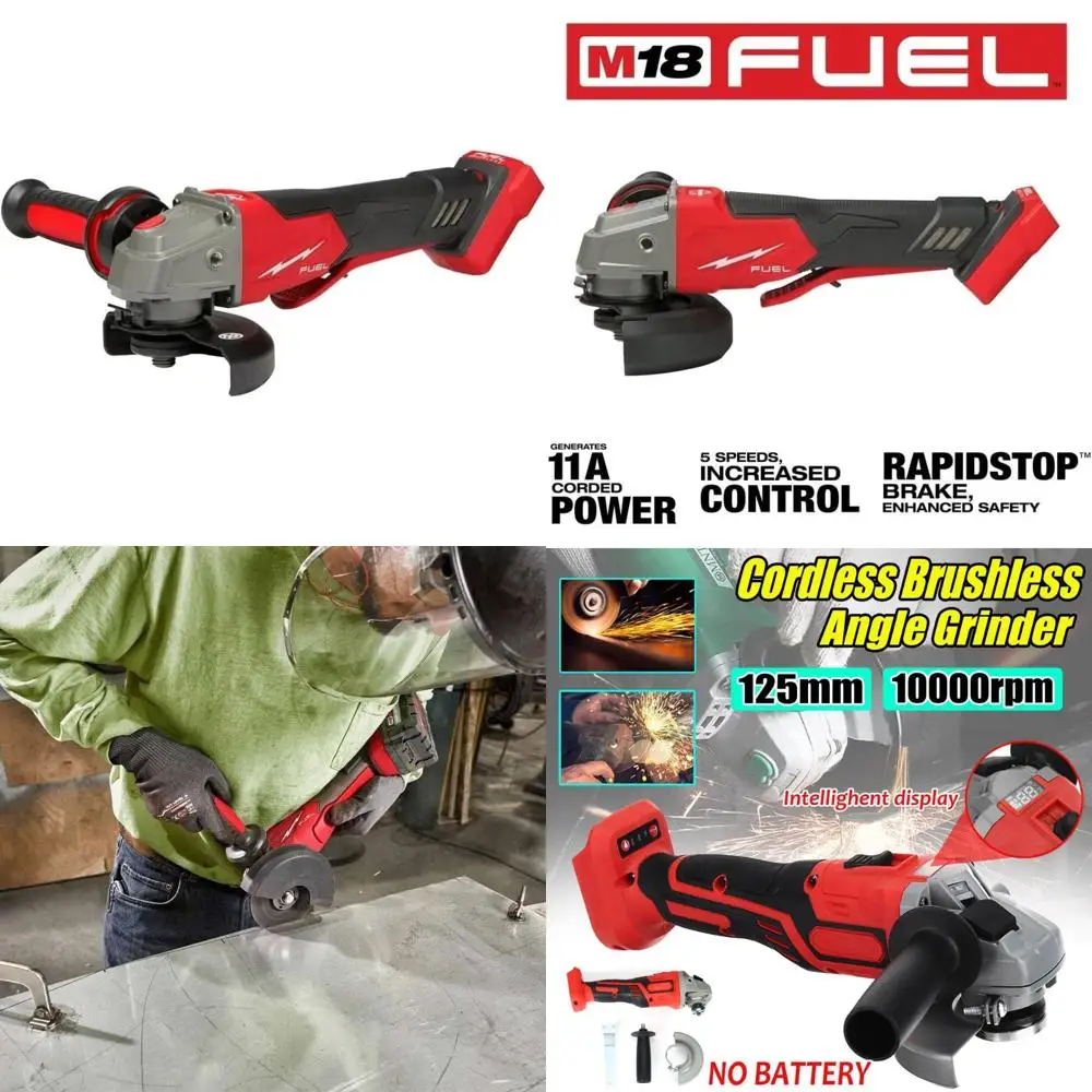 

Cordless 4-1/2 to 5-Inch Paddle Grinder for 18V Power Tools with High-Torque 20V Battery, Bare Tool Option