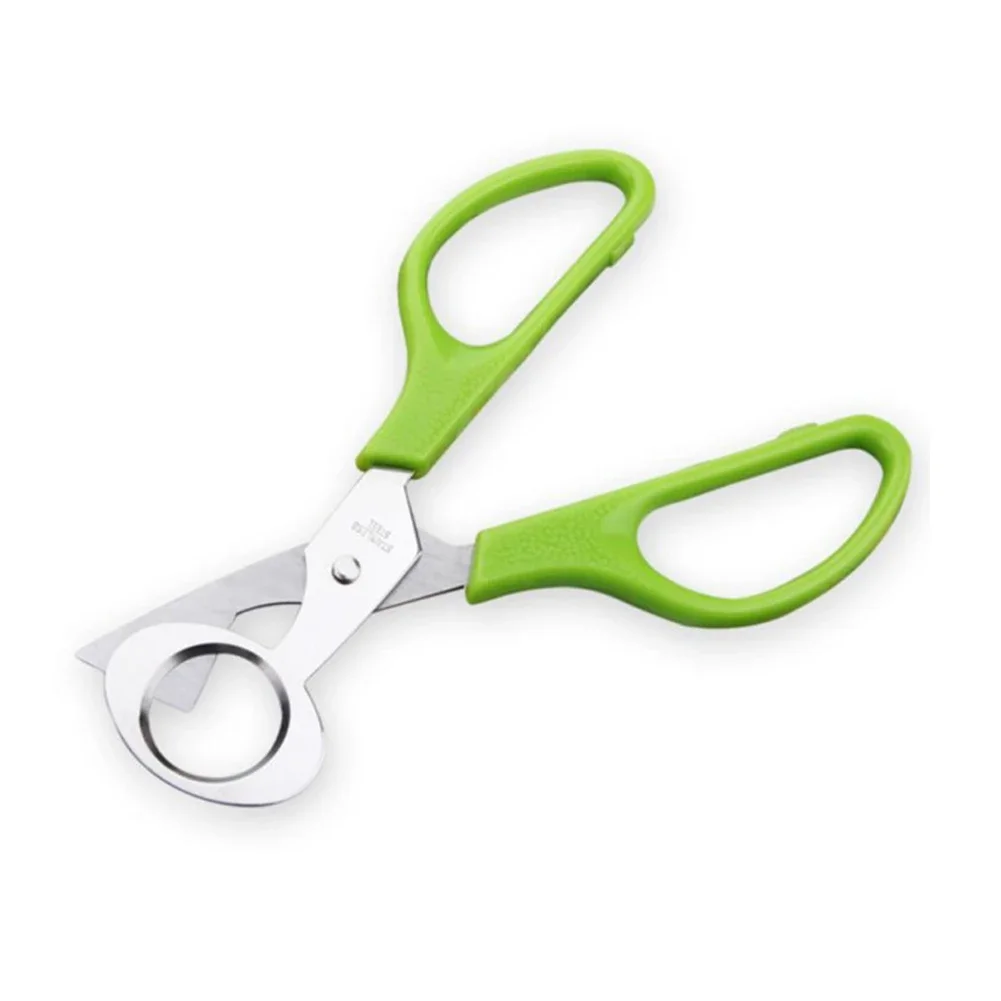 Safe Quail Egg Scissors 2pc Stainless Steel Easily Cut Off The Top Of The Eggshell To Be Able To Pour Out The Egg