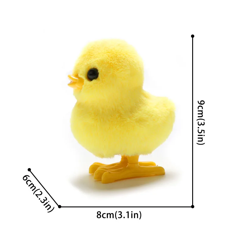 قطعتان من ألعاب الدجاج والبط القفز الممتدة، محاكاة محاكاة المشي للدجاج والبط من القطيفة، هدايا الهالوين وعيد الميلاد