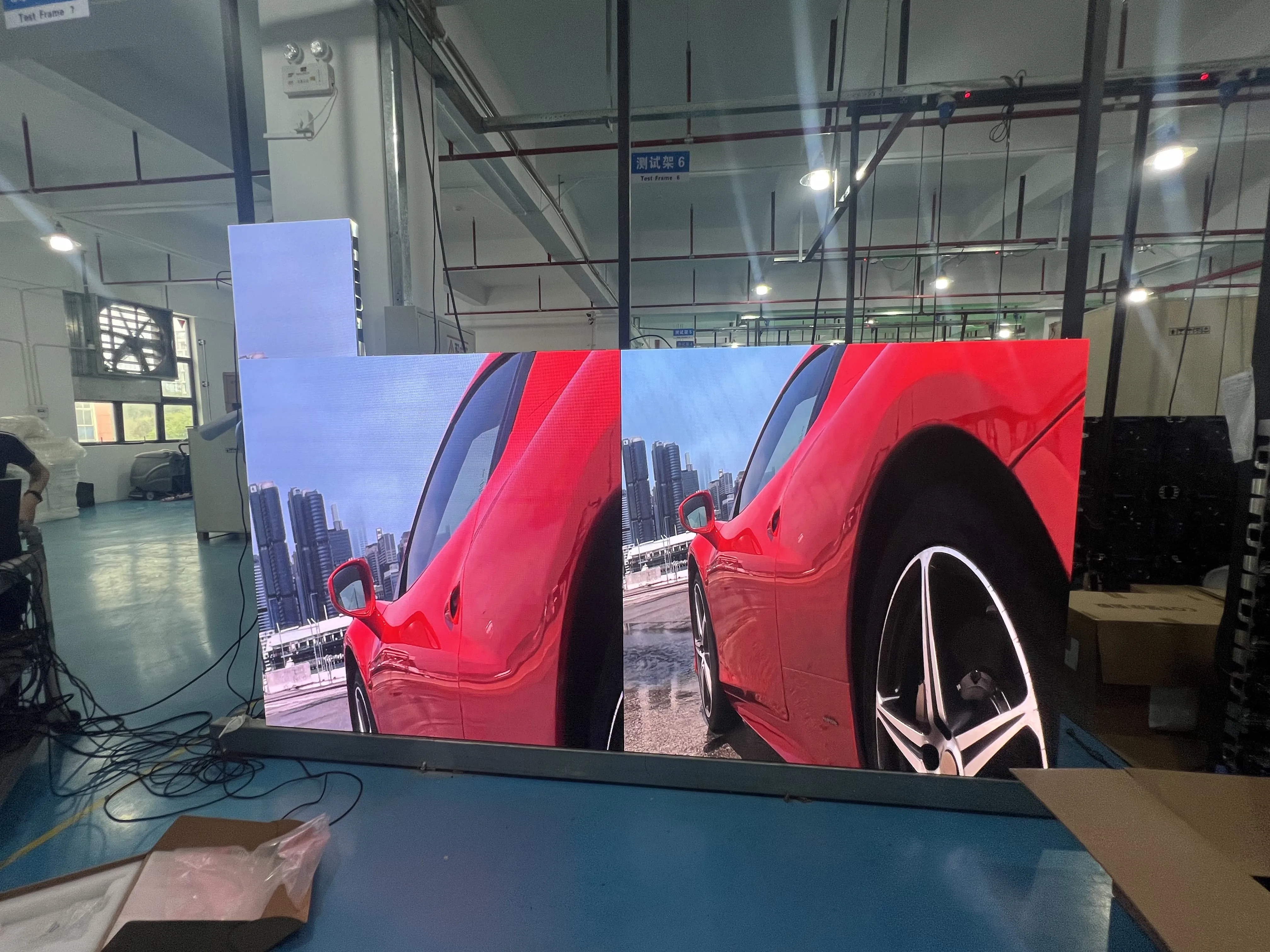 شاشة عرض LED خارجية مقاومة للماء IP65 عالية السطوع لإعلان الملعب والرياضة #6