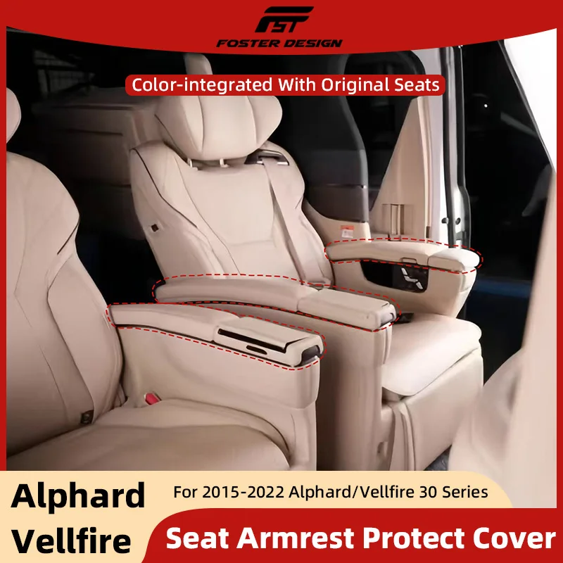 

Car Seat Armrest Protect Cover For Toyota Alphard Vellfire 30 Series Center Seat Armrest Protection Interior Accessories