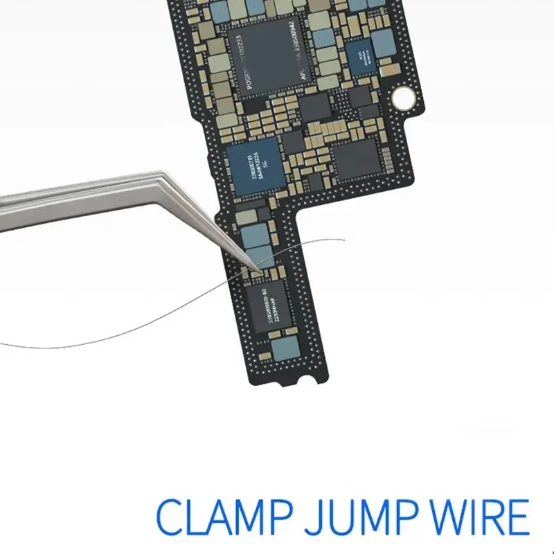 Imagem -06 - Mecânica-pinças Linha Voadora de Alta Precisão Pinça Super Dura para Solda ic Chip Alicates Micro-reparo Aax17 3d