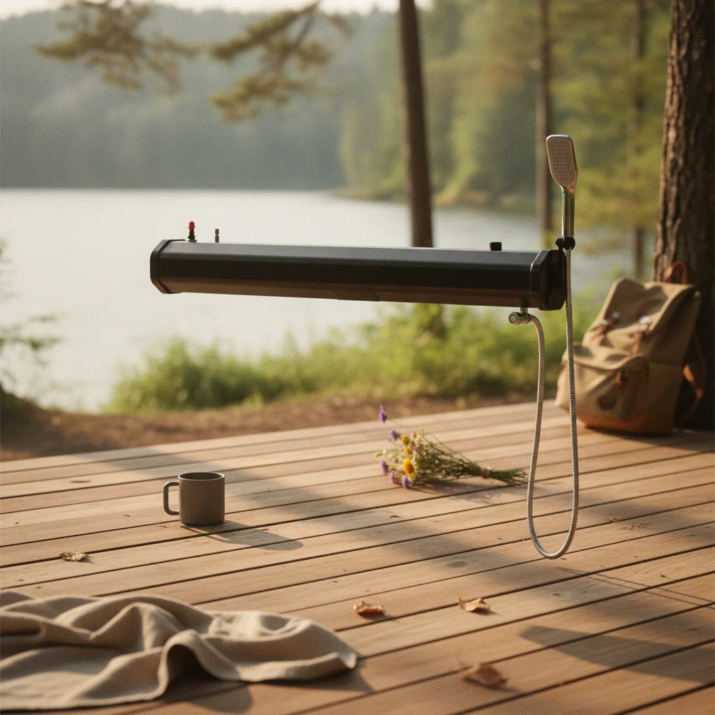 Vehicle Mounted Roof Shower Camping Shower Siphon Assisted Outdoor Rinse Solution for Road Camping