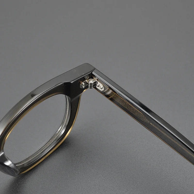 Lunettes optiques en acétate faites à la main pour hommes et femmes, lunettes d'ordinateur de luxe légères vintage, lunettes de mode, qualité supérieure