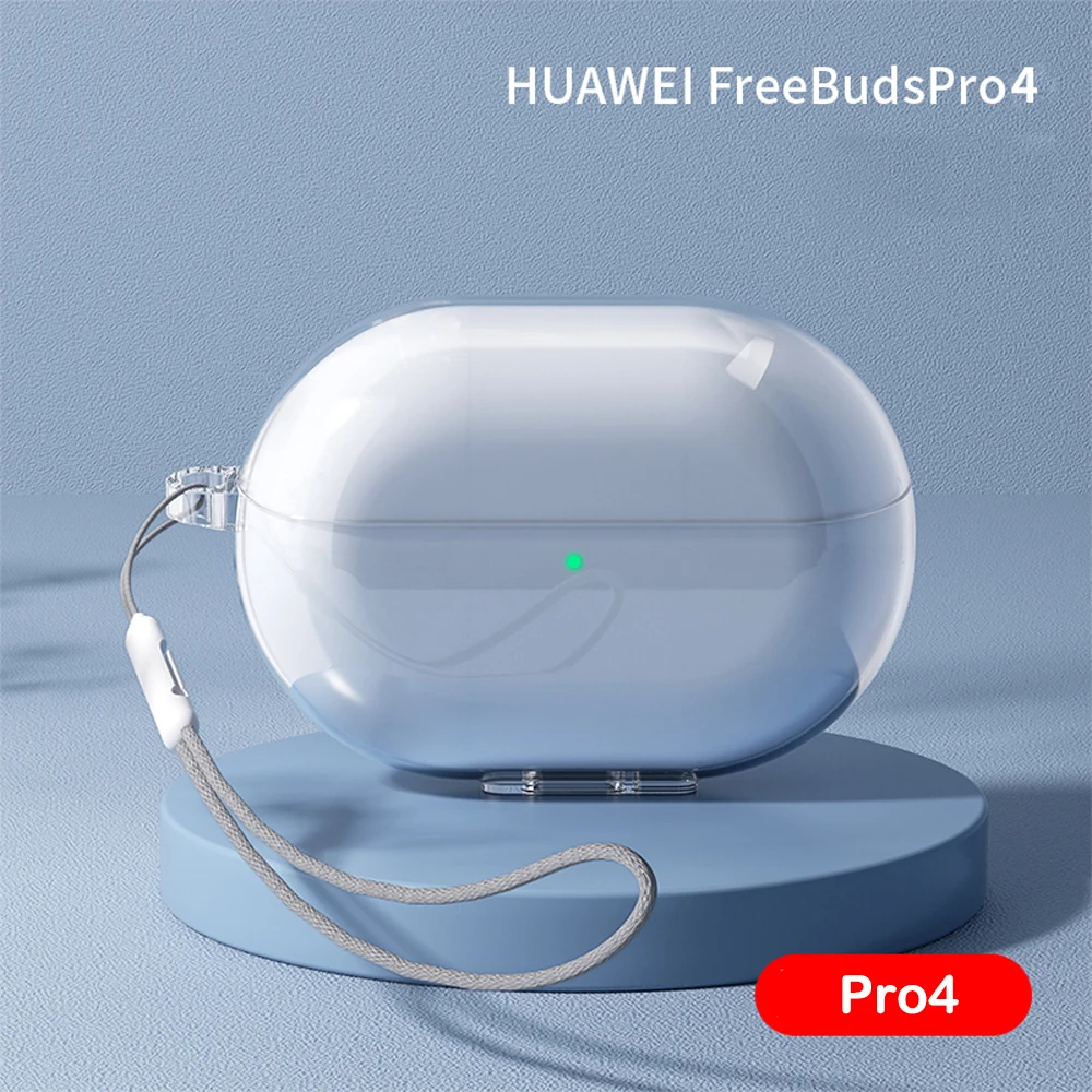 Funda transparente para auriculares Huawei Freebuds Pro 4, funda protectora de TPU a prueba de golpes para Huawei Freebuds Pro 4