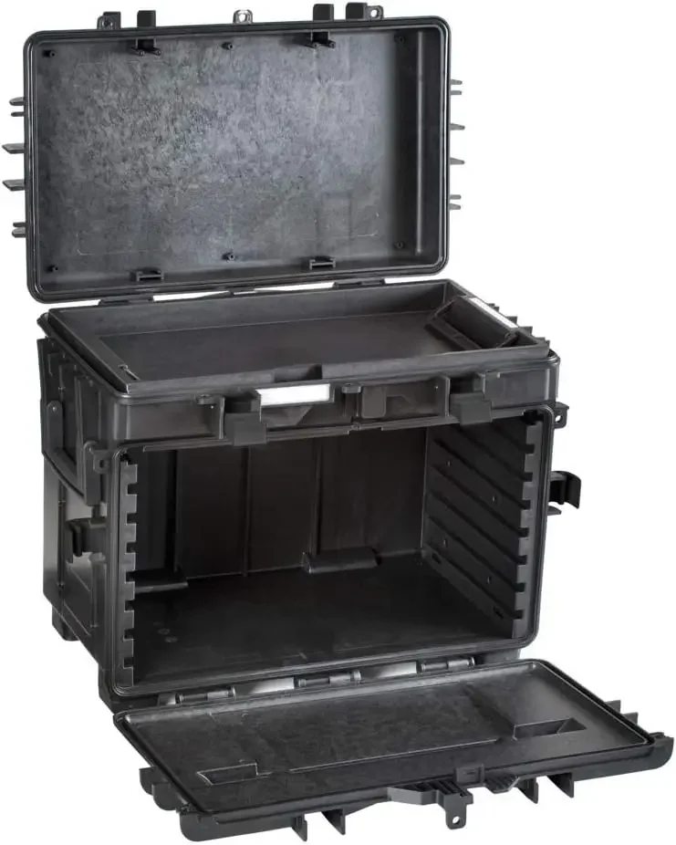 Mobile Tool Chest with Drawers Military Grade NATO Certified Waterproof Stackable Lockable Impact Resistant