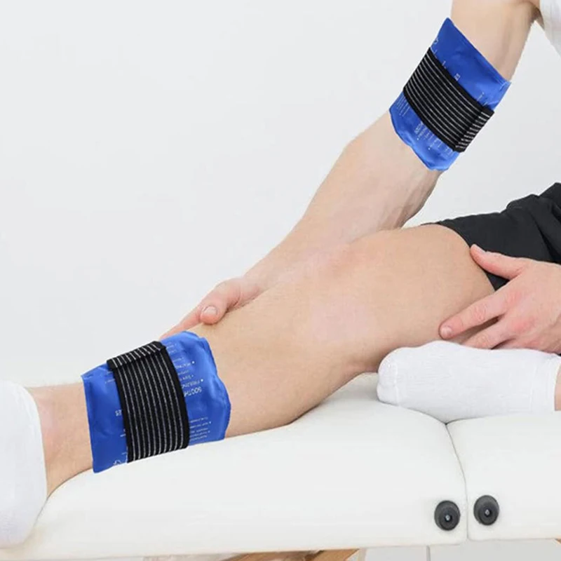 New 1Pc Multipurpose Gel Ice Sleeve Elbow Knee Ankle Ice Pack Hand Ice Wrap Gel For First Aid Sports Muscle Pain Ice Heat Pad