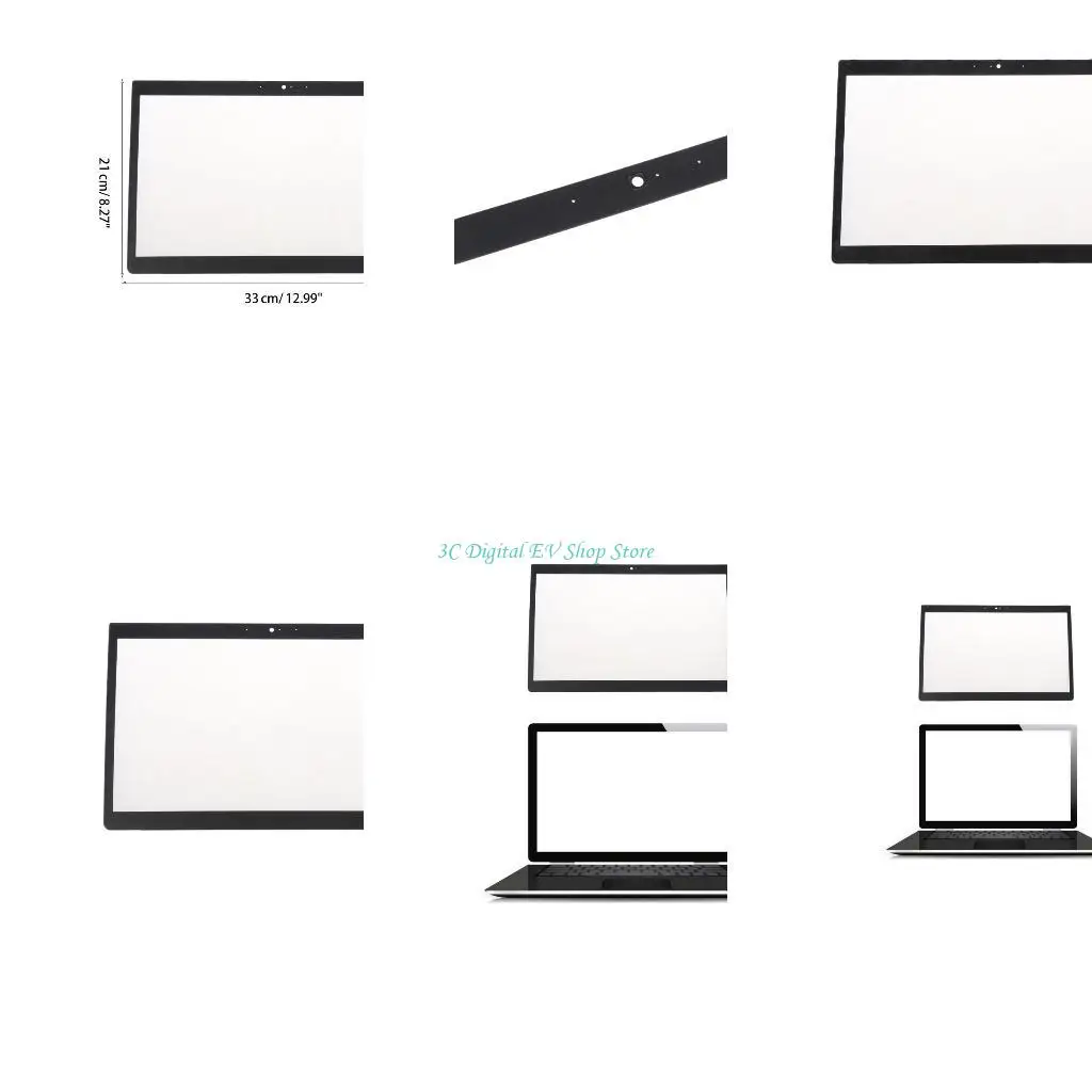 

E74D LCD Bezel Replacement for DellLatitude E7480 E7490 LCD Front Trim Cover Bezel