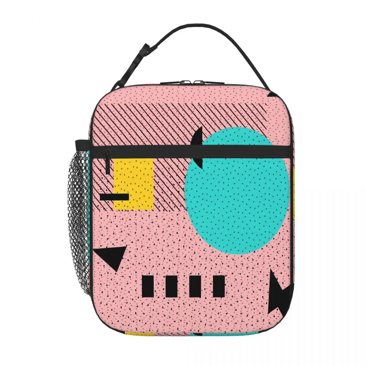 Bestselling Hello Memphis Peach Berry Classic Student Lunch Bag Nursery Food Thermal Lunch Bag