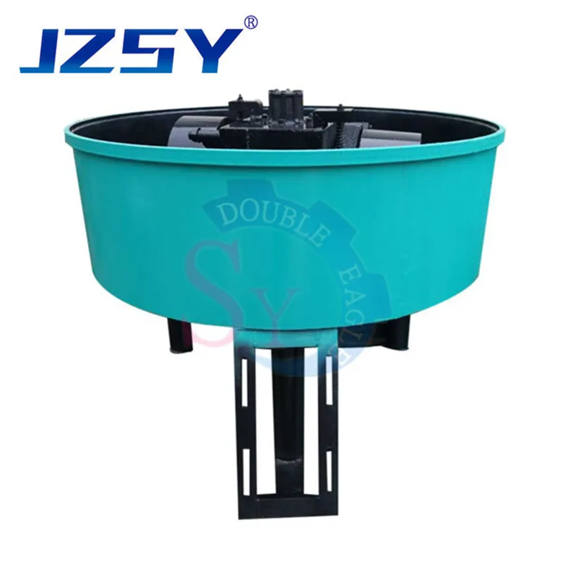 مهنة عالية الناتج الصناعية 1800 حافة عداء مطحنة ماكينة الطحن/عجلة مزدوجة عمودية شقة المتداول خلاط معدات مطحنة