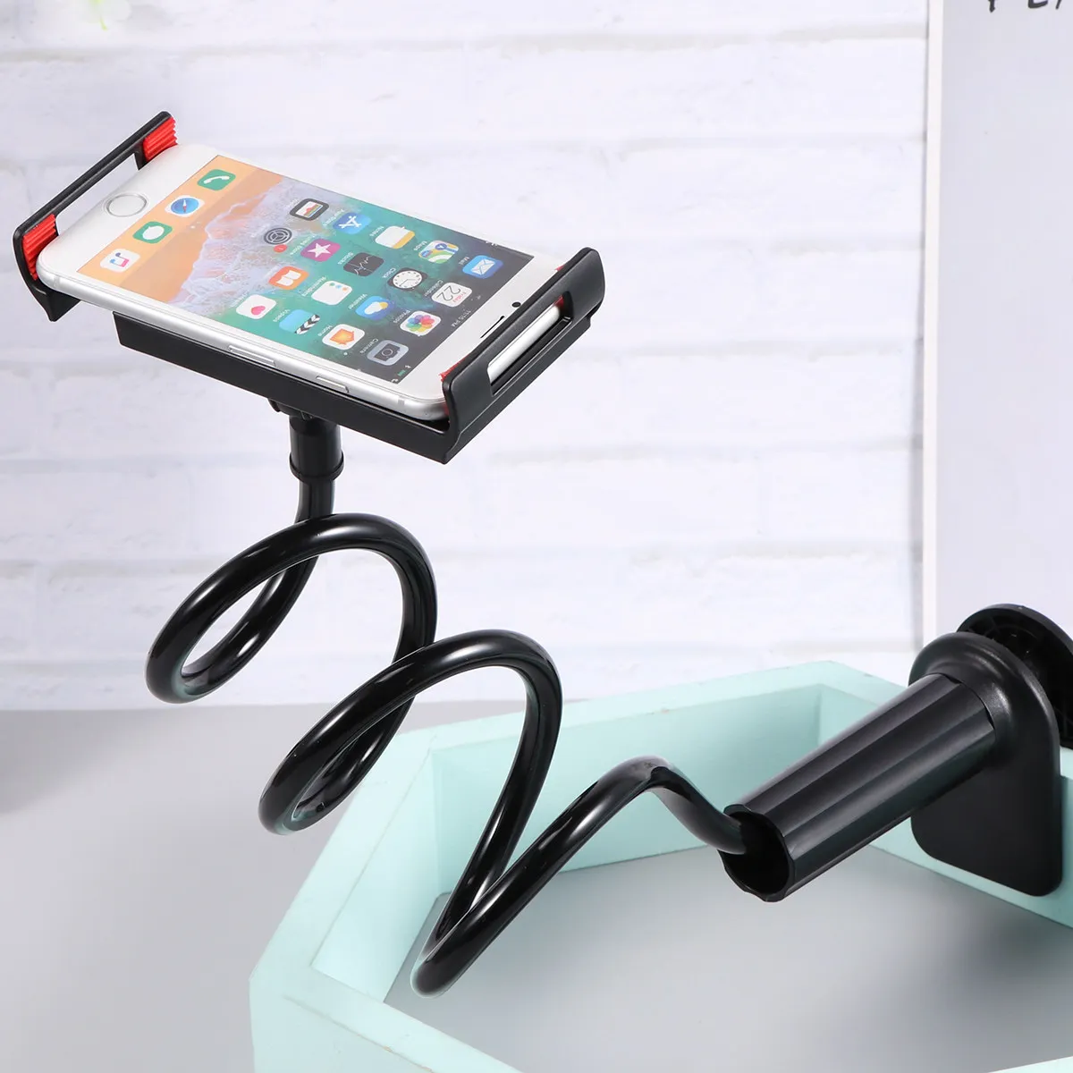 

Universal Tablet Stand with 360 Degree Rotation Flexible Neck Bendable Phone Shelf for Bedroom Kitchen Office Use Mobile Holder