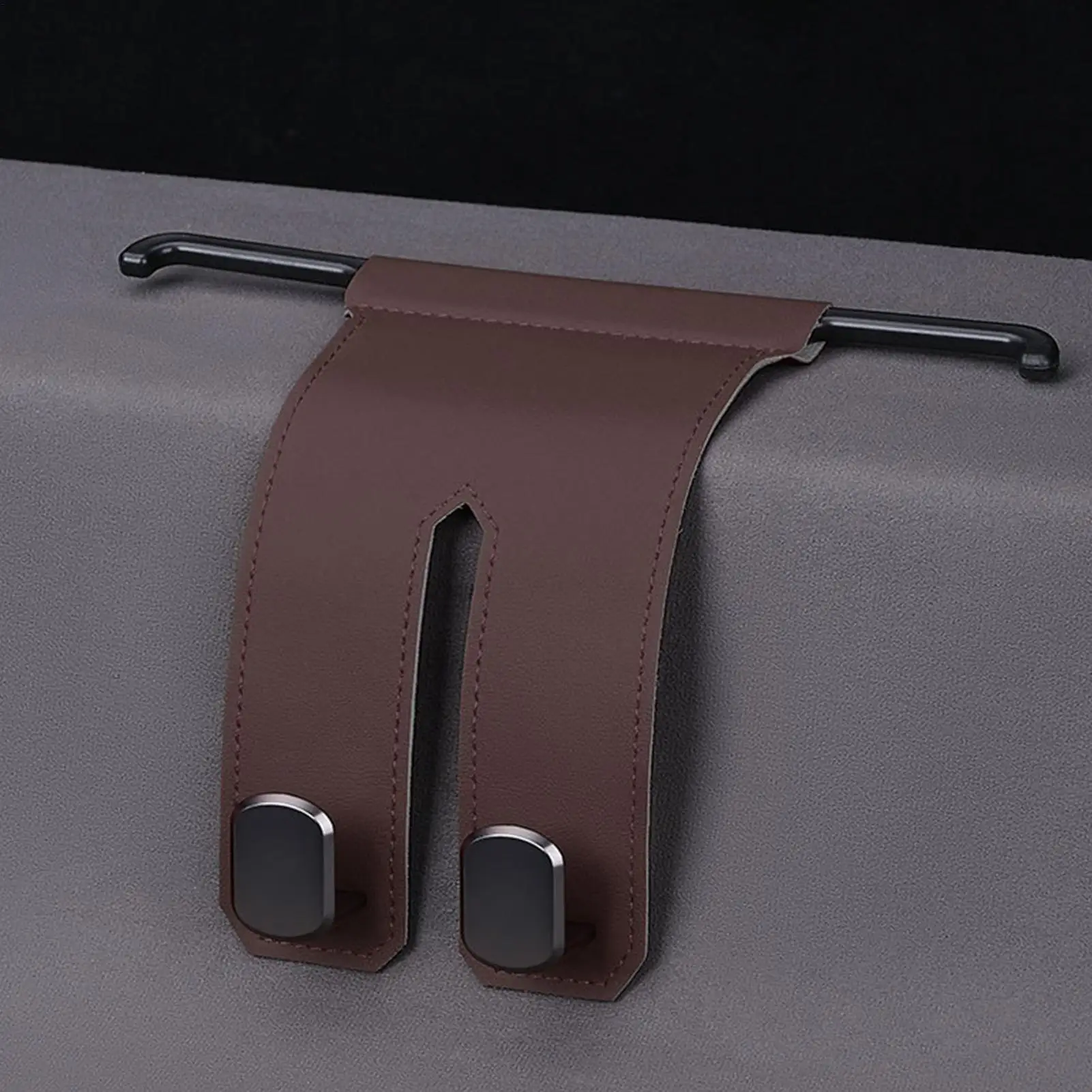 

Headrest Hooks For Car Metal Double-Head Phone Holder Car Seat Hooks For Headrest Storage For Automotive Interior Truck Sedan