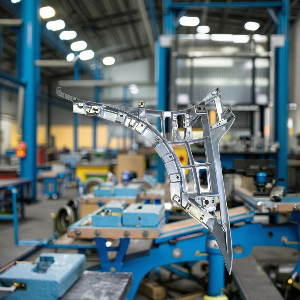 Детали большого размера, автомобильные детали, услуги по прецизионной обработке с ЧПУ для алюминия 6061/7075, модули деталей для литья алюминия по индивидуальному заказу