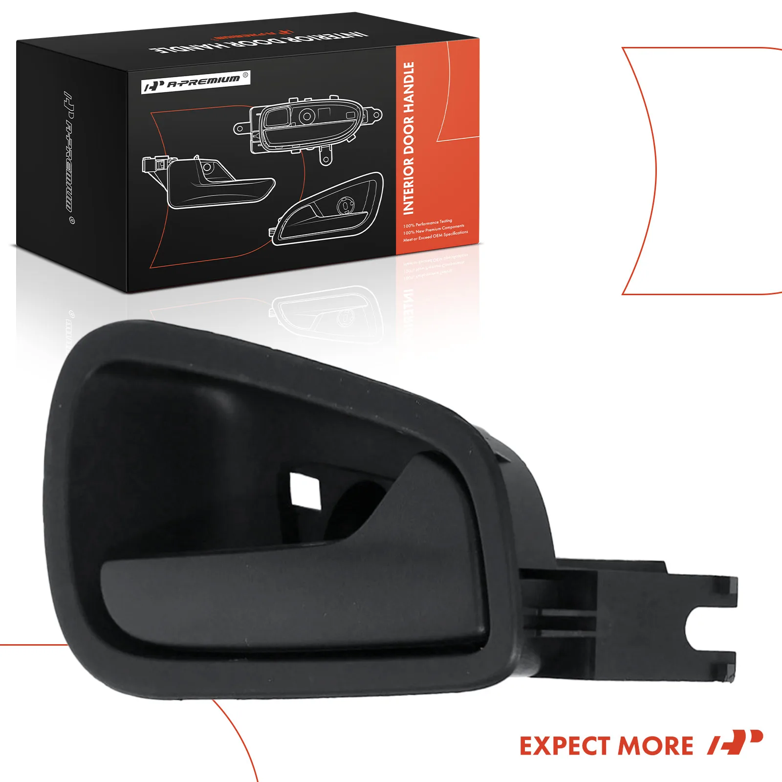 A-Premium Rear Passenger Side Black Interior Door Handle for Ford Escape 2013-2019