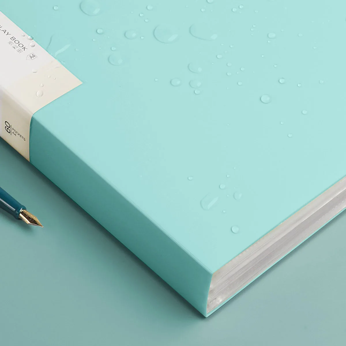 A4 20 Page Diamond Painting Storage Book Portfolio Presentation Clear Pockets Large Folder Photo Album Stationery Tool