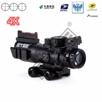 ETEE Tactical Optical HD4X32 Prism Sight Hunting Airgun Is Suitable For 20mm Track Mounting Offering 4X Magnification