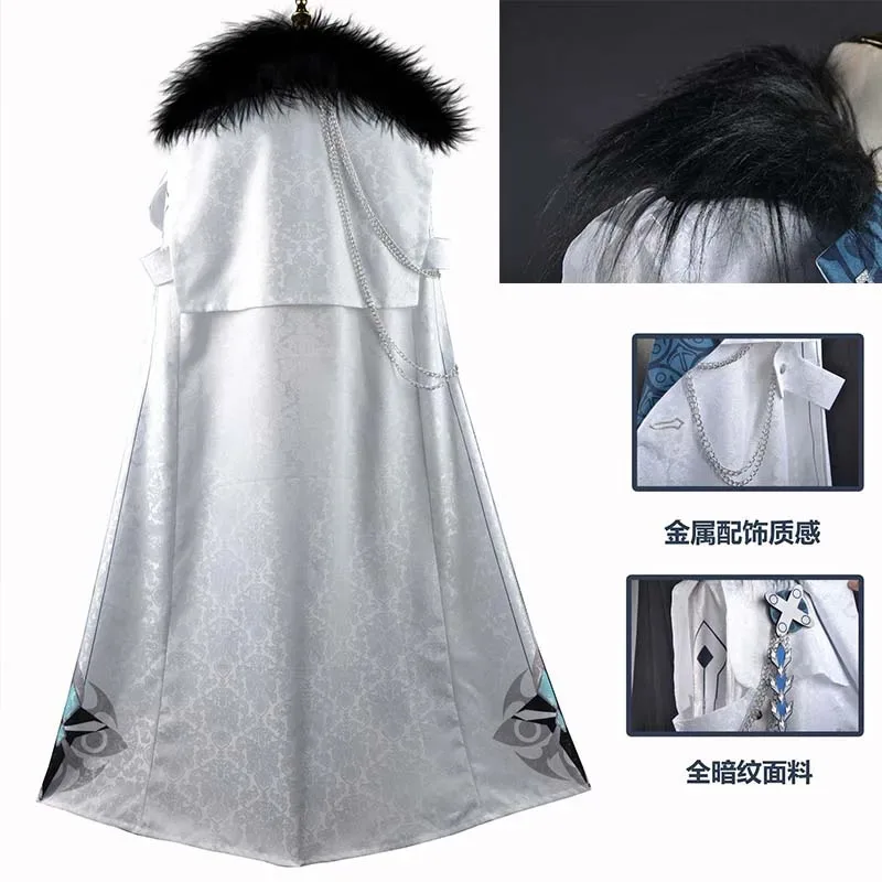 

New 2025 Cosplay Costume Arlecchino Columbina Cloak SR Anime Halloween Fatui Harbinger Outfits Colum☆★☆★qq